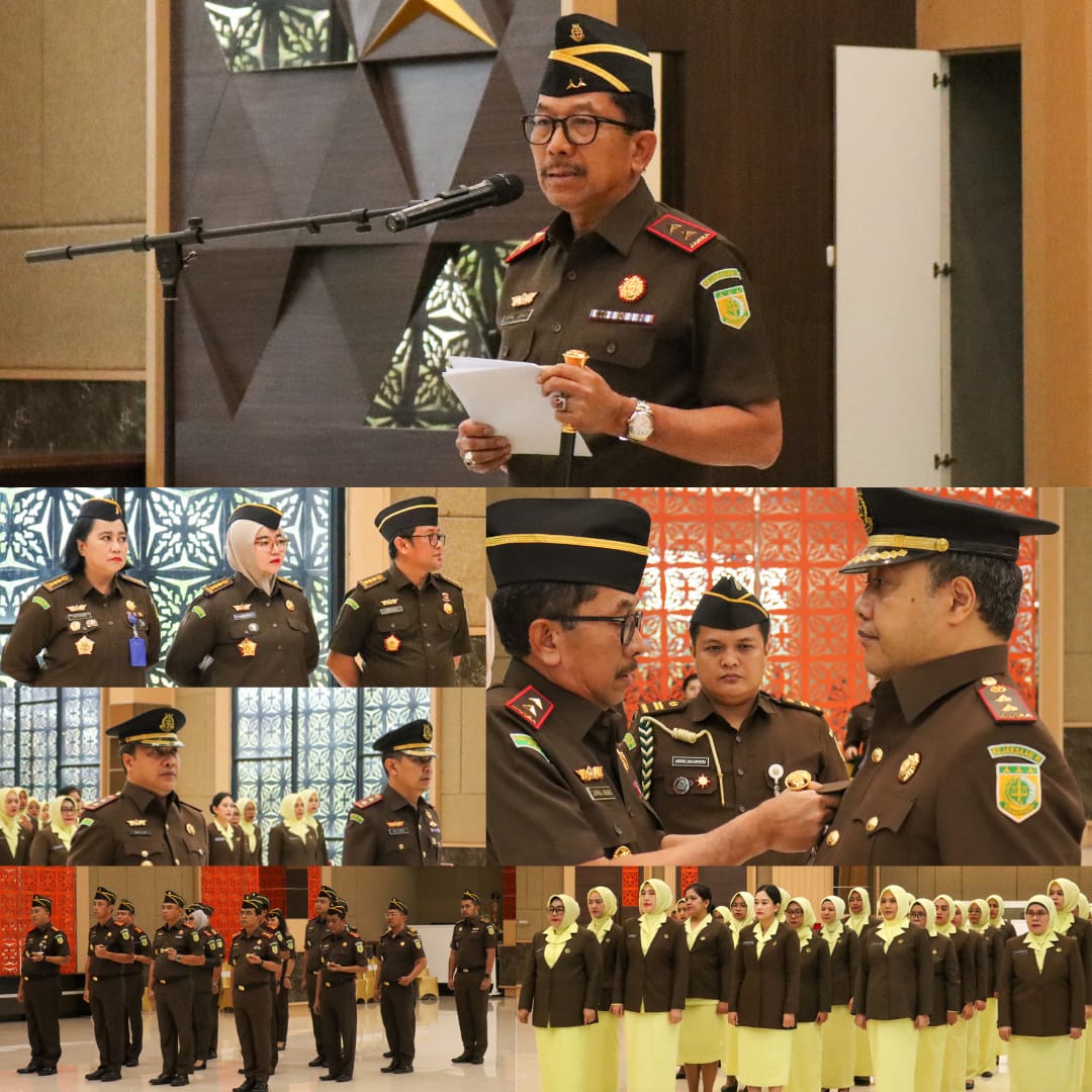 Kepala Kejaksaan Tinggi Riau Pimpin Pengambilan Sumpah dan Serah Terima Jabatan Kepala Kejaksaan Negeri Siak